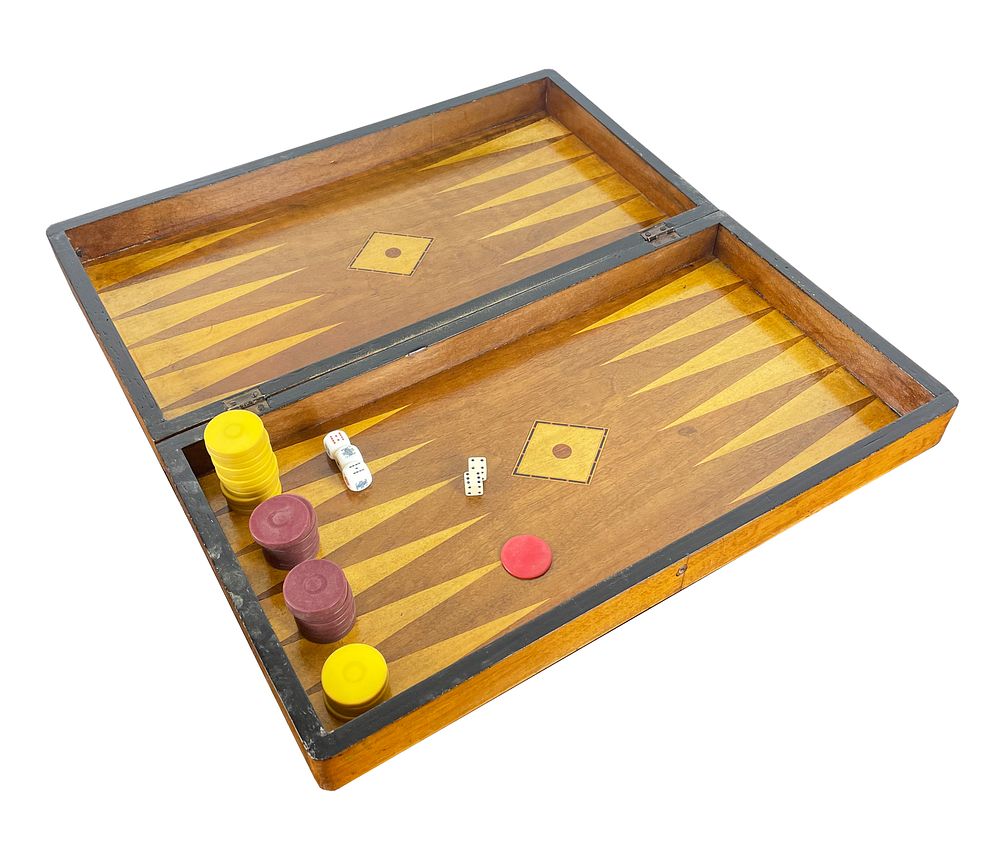 Chessboard container, 20th century, 
Chessboard container that opens like a case, made of 