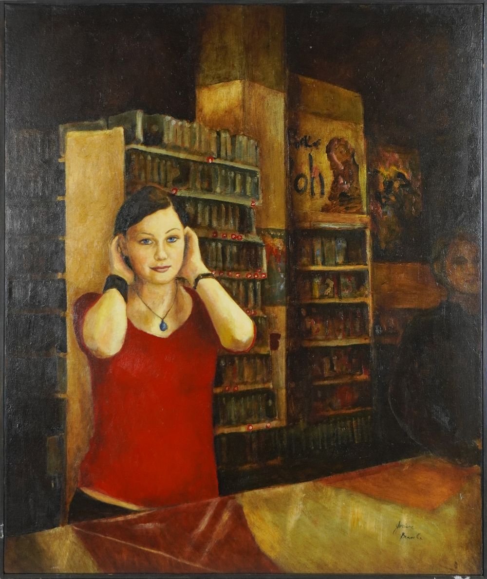 Josiane Brunelle, 
Painting, 20th century, 
Oil on canvas, "Sarah", second half of the 20th 