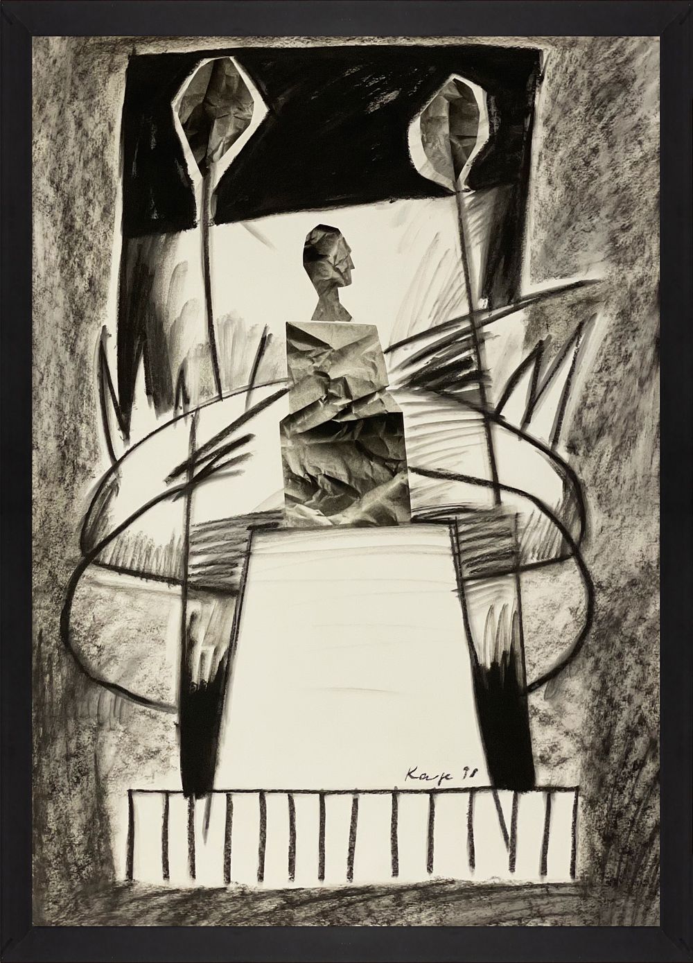 Reiner Karge (1832-1891)
Untitled, Single work on paper, 1991,
Single work on paper, mixed 