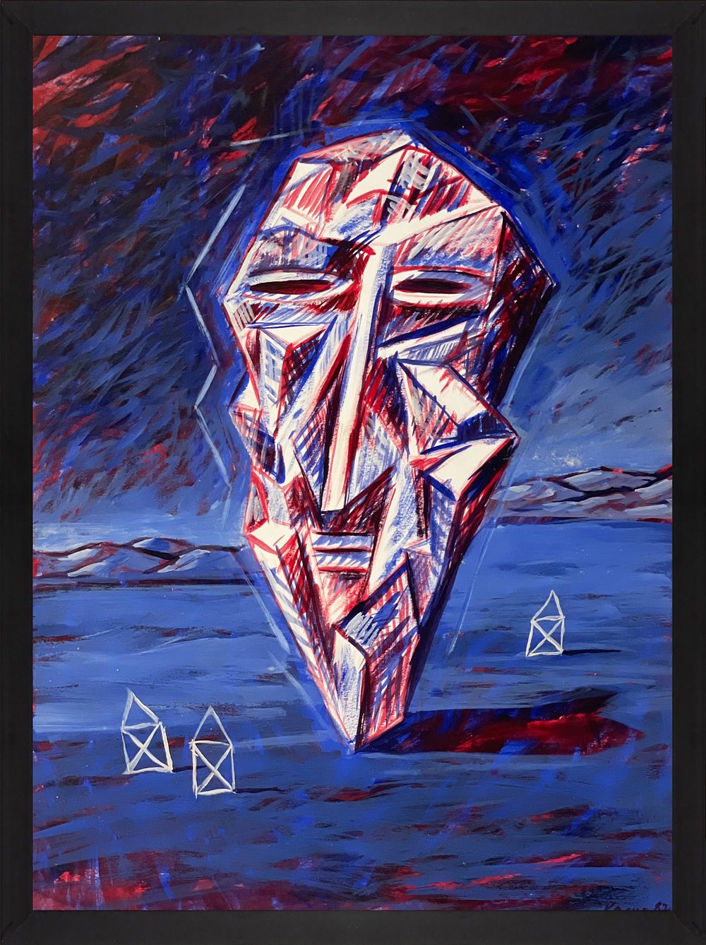 Reiner Karge (1832-1891), 
Untitled, Single work on paper, 1987,
Single work on paper, mixed 