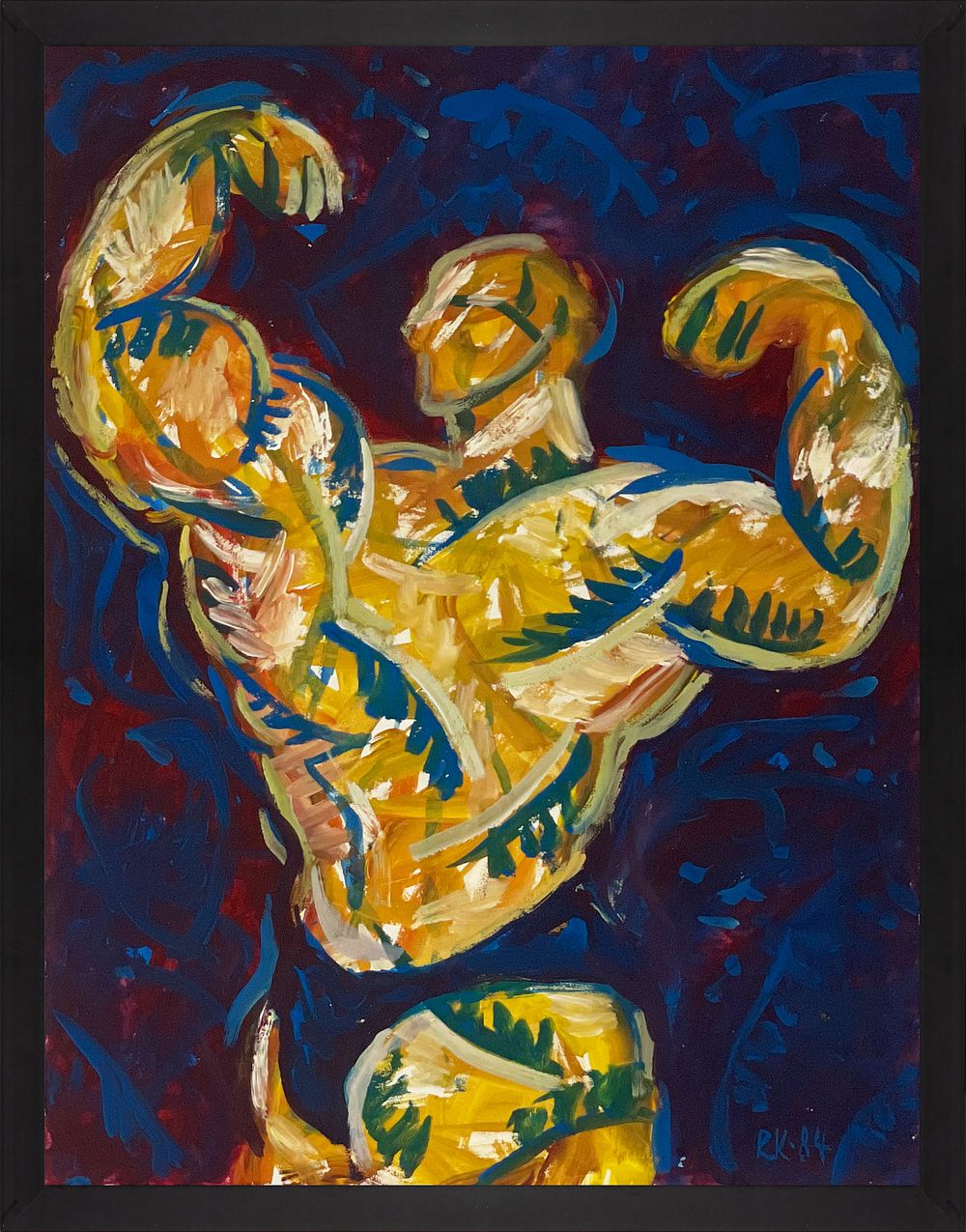 Reiner Karge (1832-1891), 
Untitled, Single work on paper, 1984,
Single work on paper, mixed 