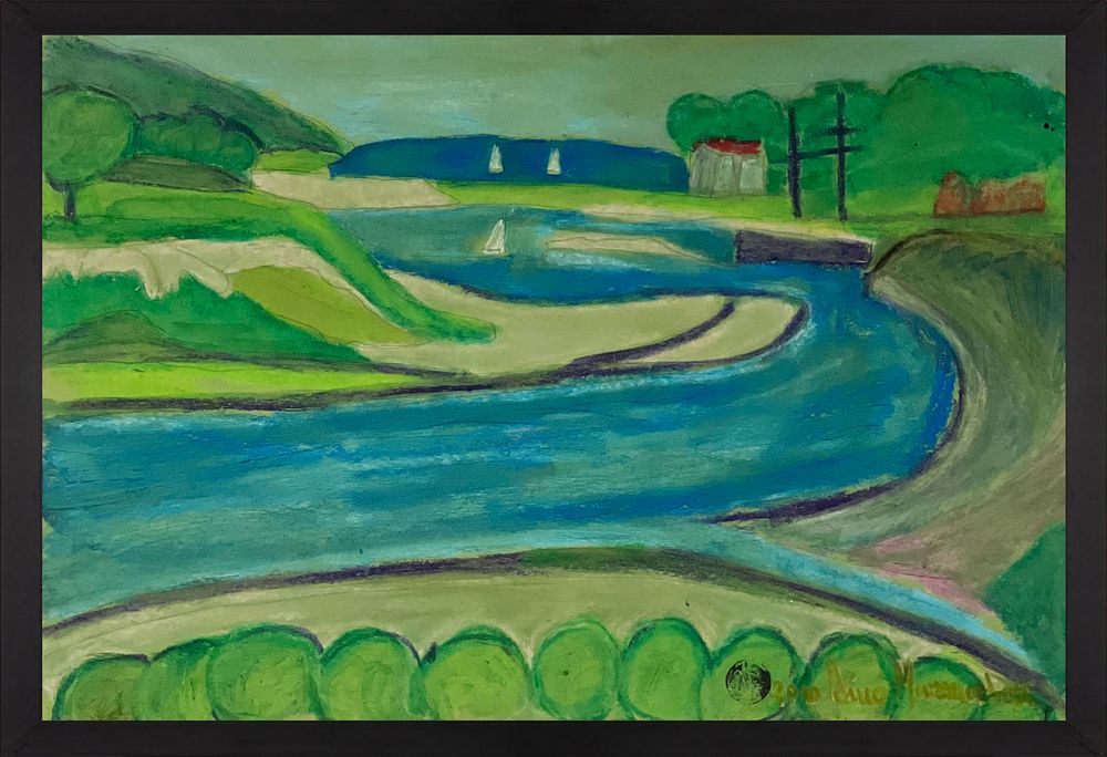 Dino Mazzucchelli, 20th century, 
Untitled, 2010, mixed media on paper.
A unique work by Dino 