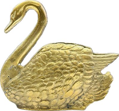 ברבור מברונזה משמש מתקן למפיות