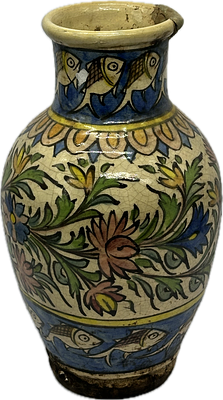 אגרטל קרמיקה פרסית עבודת יד