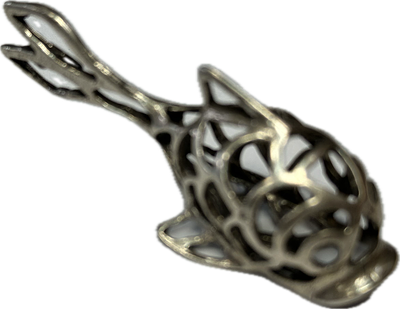 דג ענק מיניאטורי כסף 800