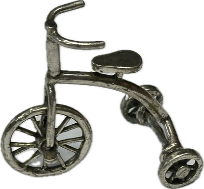 תלת אופן מיניאטורי כסף 800