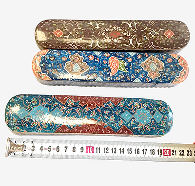 לוט שלושה קלמרים פרסיים ישנים