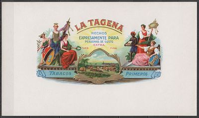 Сигары. "La Tagena". Этикетка.