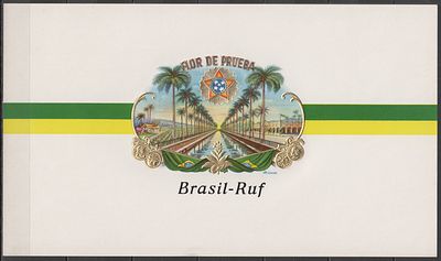 Сигары. "Brasil-Raf". Этикетка.