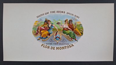 Сигары. "Flor de Montosa". Этикетка.