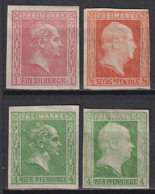 Германия Пруссия 1850-58гг. Mi 470€. Состояние:*