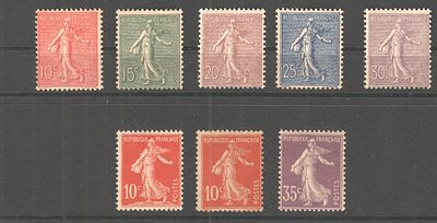 Mi 635€. Франция 1903-06гг. Состояние:**, заверка.