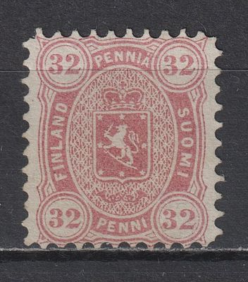 Сол.№21. Перф 11. 32p Русская Финляндия 1881. Состояние:(*).