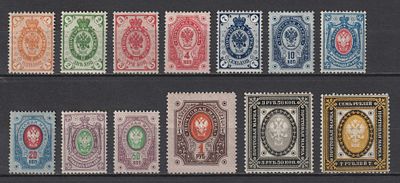 Сол.№38-50. Полная серия. Русская Финляндия 1891. Состояние:*.