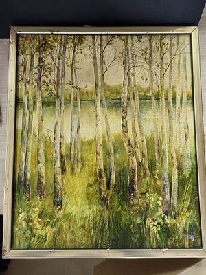 Березовая роща. Холст, масло. Размер с рамкой х см