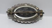 STERLING SILVER EDWARDIAN MOURNING BROOCH.Image - 2