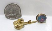 9KT GOLD OPAL TIE TAC. 1.1 grams pin only.Image - 2