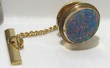 9KT GOLD OPAL TIE TAC. 1.1 grams pin only.Image - 3