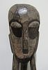 BIN PRICE $10. VINTAGE WOOD CARVED AFRICAN SEATED MALE.Image - 1