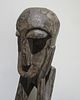 BIN PRICE $10. VINTAGE WOOD CARVED AFRICAN SEATED MALE.Image - 2