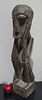 BIN PRICE $10. VINTAGE WOOD CARVED AFRICAN SEATED MALE.Image - 3
