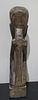 BIN PRICE $10. VINTAGE WOOD CARVED AFRICAN SEATED MALE.Image - 4