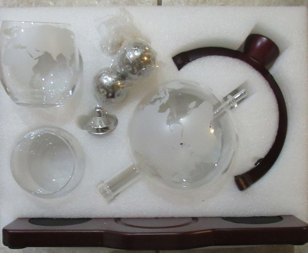 BIN PRICE $10. WHISKEY DECANTER SET. BRAND NEW IN BOX.