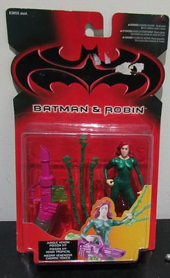 BIN PRICE $10. BATMAN & ROBIN POISON IVY ACTION FIGURE. NOS.