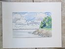 ISOBEL PAGE "BRONTE SHORELINE" PLEIN AIR WATERCOLOR
Founding member of the Escarpment Painters Image - 1