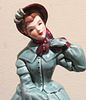 CLARISSA HAND DECORATED FLORENCE CERAMICS PASADENA CALIFORNIA FIGURINE .Image - 2