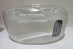 BIN PRICE $10. SIGNED MATS JONASSON GOSLING PAIR CRYSTAL PAPERWEIGHT SWEDEN. MINT CONDITION.Image - 1