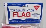 BIN PRICE $20. C.1960'S PEI FLAG IN ORIGINAL CANADIAN TIRE PACKAGING. MADE IN CANADA,Image - 2