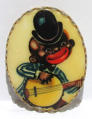C.1960'S RARE BLACK AMERICANA BROOCH.