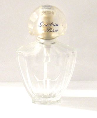 BIN PRICE $10. GUERLAIN PARIS MADE IN FRANCE PERFUME BOTTLE.