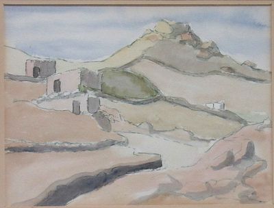 BIN PRICE $20. ISOBEL PAGE WATERCOLOR PAINTING.