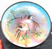 BIN PRICE $10.SIGNED ENAMEL ON COPPER MCM LOVE BIRDS VESSEL. 6.75" IN DIAMETER.Image - 4