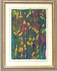 BIN PRICE $25. 1960S ABSTRACT OIL PAINTING ON BOARD 9" HIGH X 6.5" WIDE.Image - 1