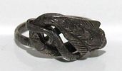 SOLD SOLD SOLD WITH BIN PRICE $10. VINTAGE STERLING SILVER SNAKE RING. SIZE 5.Image - 1