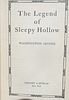 BIN PRICE $10. THE LEGEND OF SLEEPY HOLLOW. SMALL FORMAT BOOK. ART DECO COVERS.Image - 2
