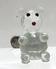 BIN PRICE $10. CRYSTAL BEAR FIGURINE.Image - 3