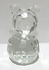 BIN PRICE $10. CRYSTAL BEAR FIGURINE.Image - 2