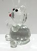 BIN PRICE $10. CRYSTAL BEAR FIGURINE.Image - 1