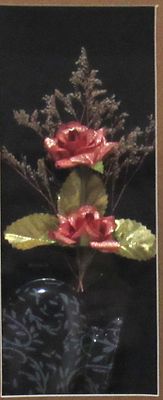 SOLD SOLD. BIN PRICE $10. SHADOW BOX FRAME FOR RE-USE OR USE AS IS. THE POT AT BASE HAS COME LOOSE.