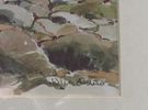 BIN PRICE $25 .SIGNED JULIO AMARO LISTED ARTIST WATERCOLOR ROCKY SHORELINE PORTUGAL.Image - 2