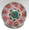 BIN PRICE $20.VINTAGE MURANO MILLEFIORI PAPERWEIGHT. FOIL LABEL REMOVEDImage - 1