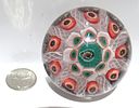 BIN PRICE $20.VINTAGE MURANO MILLEFIORI PAPERWEIGHT. FOIL LABEL REMOVEDImage - 3