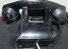 BIN PRICE $20. ART DECO GENERAL ELECTRIC BLACK BAKELITE TELEPHONE. VG COND. NO CHIPS, CRACKS Image - 3