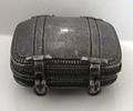 BIN PRICE $45.VINTAGE SUITCASE FORM STERLING SILVER PILL CONTAINER. MARKED 925 ON INSIDE.Image - 2