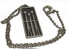 BIN PRICE $25. SIGNED SCANDINAVIAN PEWTER NECKLACE & PENDANT.Image - 3