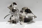 BIN PRICE $25. BOND BOYD STERLING SILVER LEAVES BROOCH.Image - 2